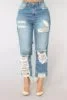 Fashion Hole Ripped Jeans Women Straight Pant Loose Denim Pants For Woman Ladies Skinny Jeans