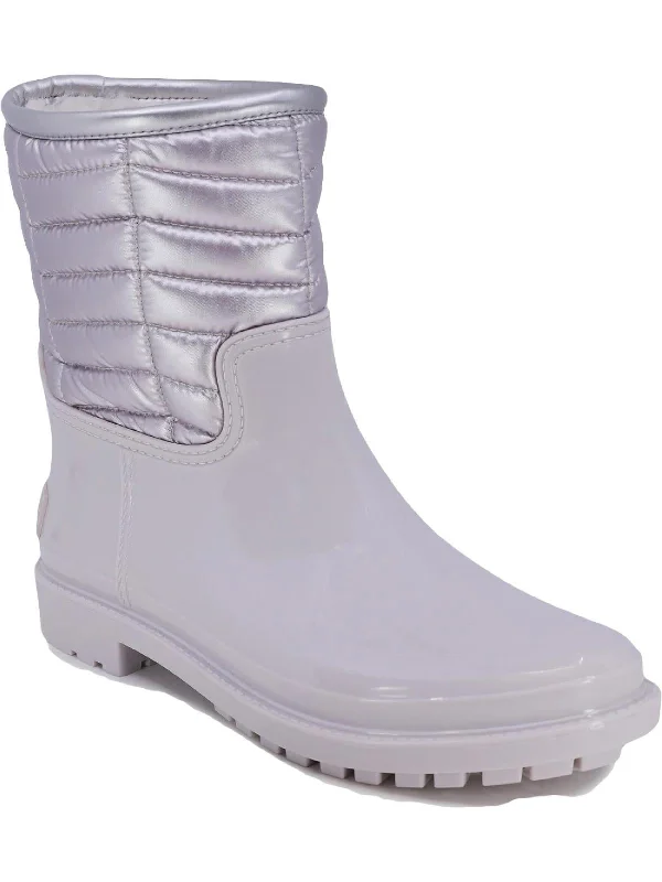 Aalilah Womens Cold Weather Booties Rain Boots