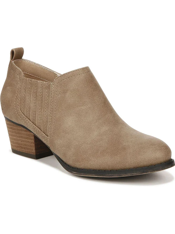 Babe  Womens Faux Suede Heels Ankle Boots