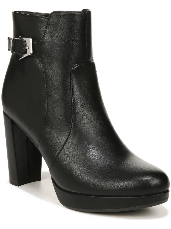 Braxton Womens Round Toe Ankle Booties