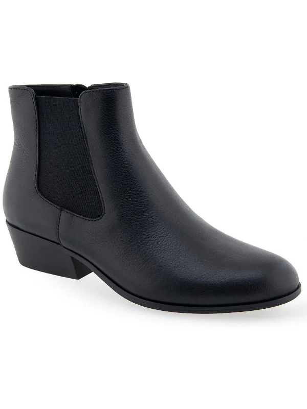 Cerros Womens Leather Ankle Booties