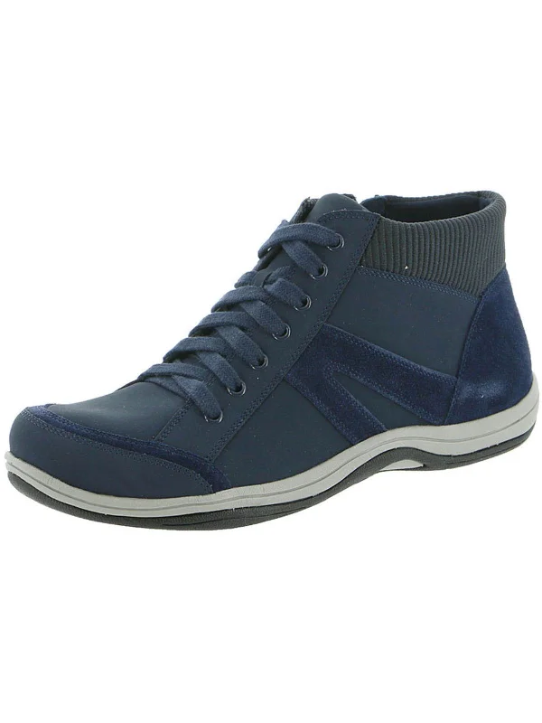 US 6 / navy leather/suede / Narrow