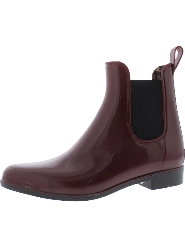 Chkyalata Womens Patent round t Booties