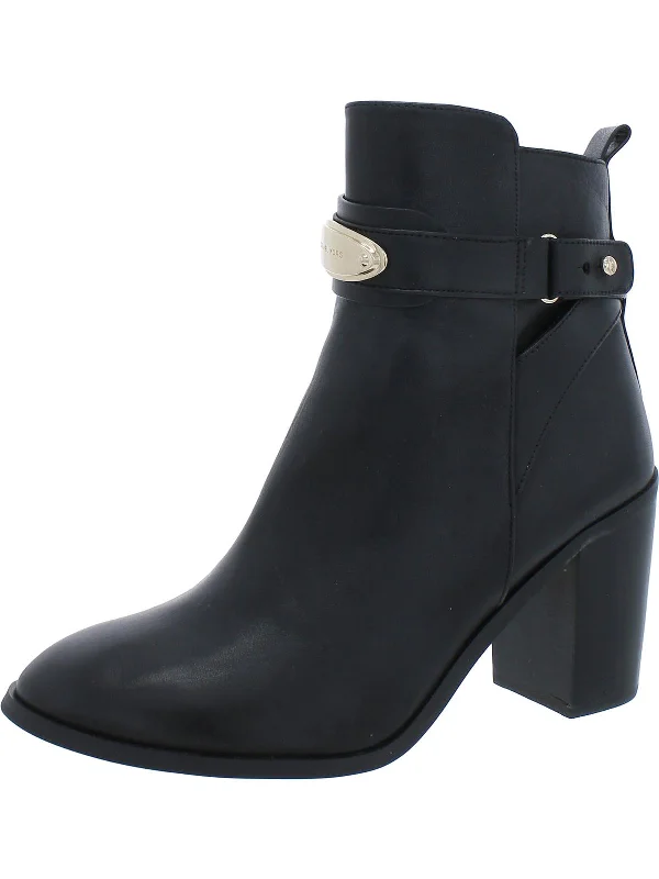 Darcy Womens Leather Dress Ankle Boots