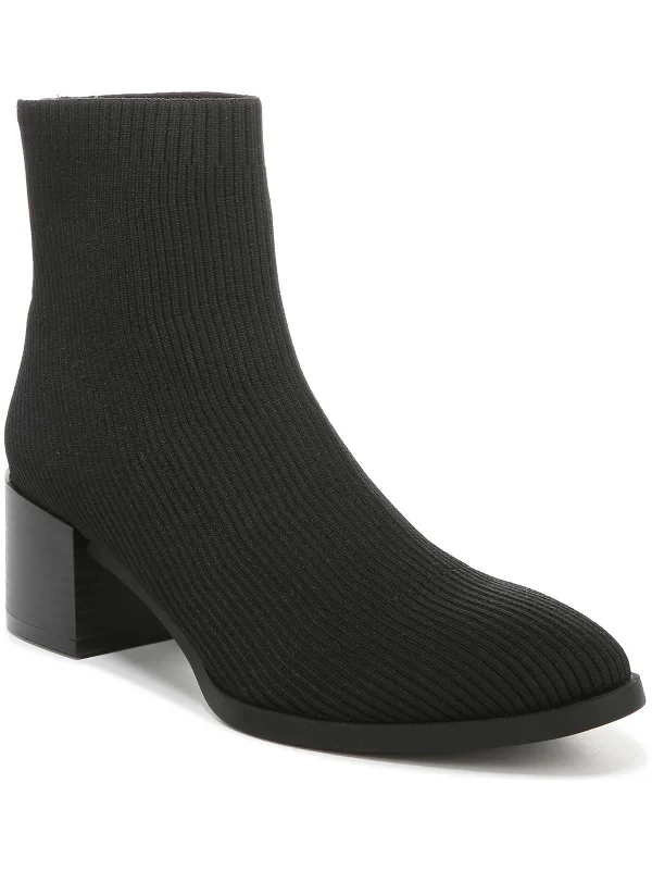 Dreamy Womens Round Toe Knit Ankle Boots