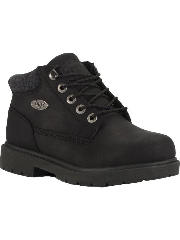 Drifter LX Womens Lug Sole Lace-up Ankle Boots