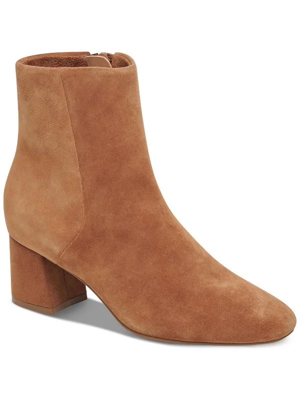 Echo Womens Suede Ankle Booties