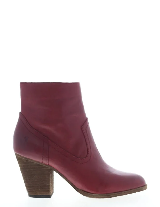 Essa Ankle Boot In Ruby