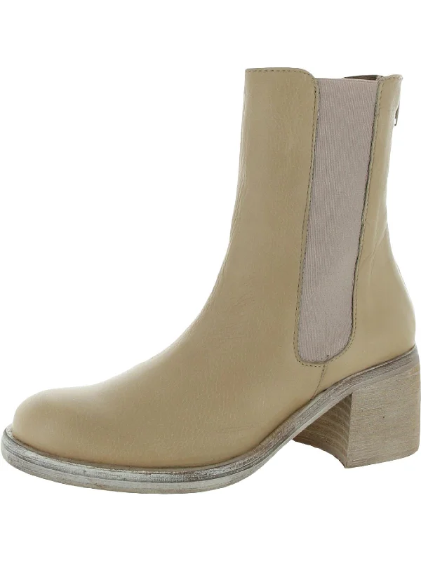 Essential Chelsea Womens Leather Zipper Ankle Boots