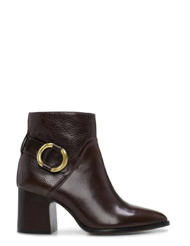 Evelanna Ankle Boot In Root Beer