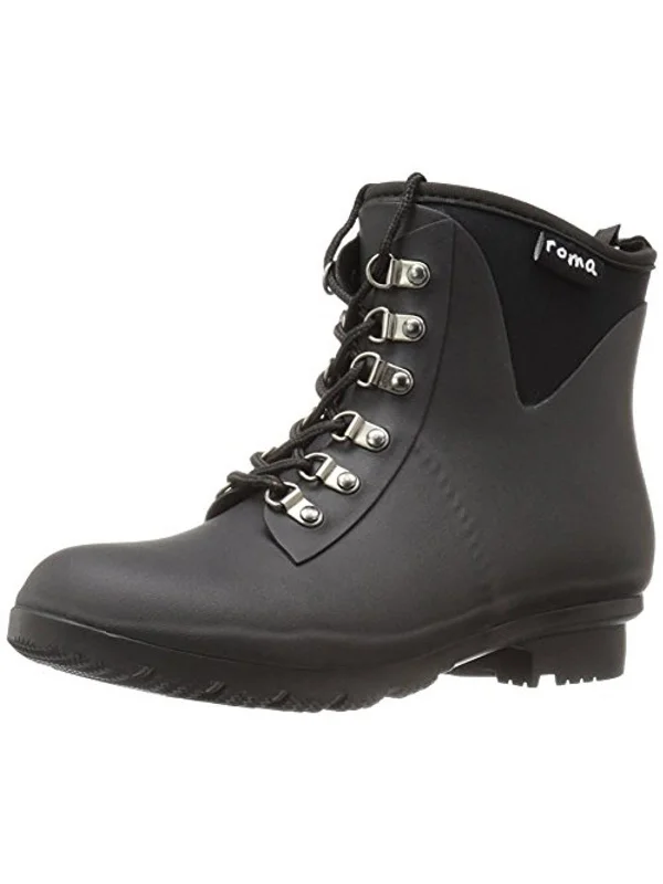 Evol Womens Rubber Ankle Rain Boots