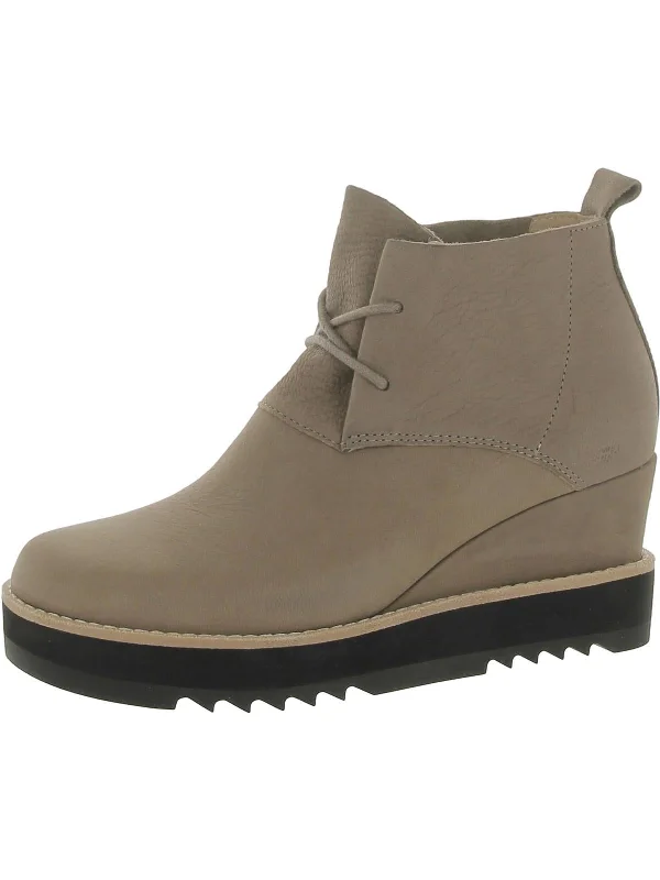 Falcon Womens Nubuck Ankle Chukka Boots