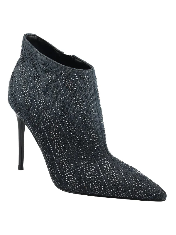 Fazzie Womens Rhinestone Dressy Booties