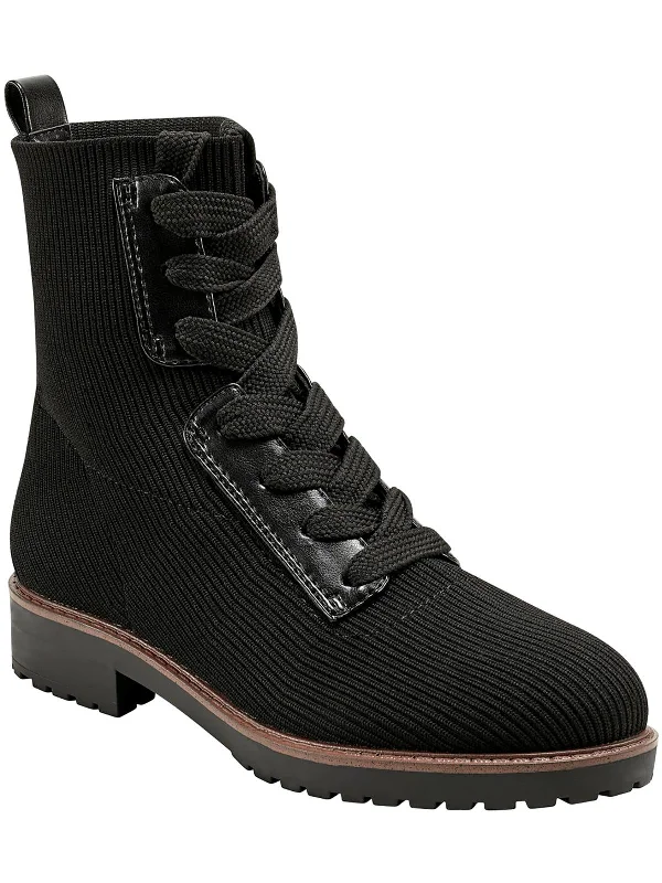 Fran 2 Womens Ankle Pull On Combat & Lace-up Boots