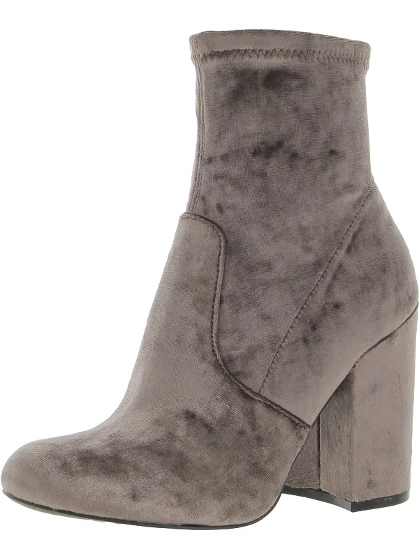 Gaze Womens Solid Ankle Booties