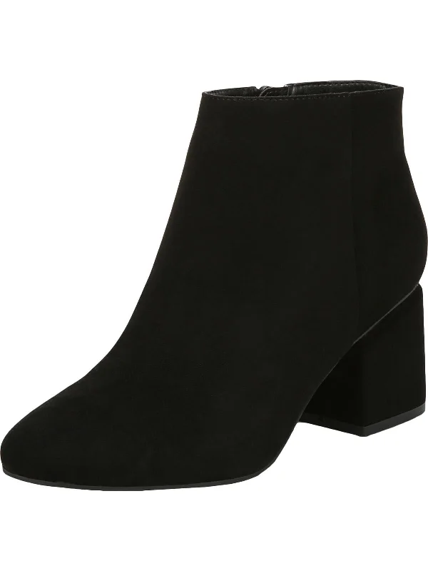 Gina Womens Faux Suede Bootie Ankle Boots