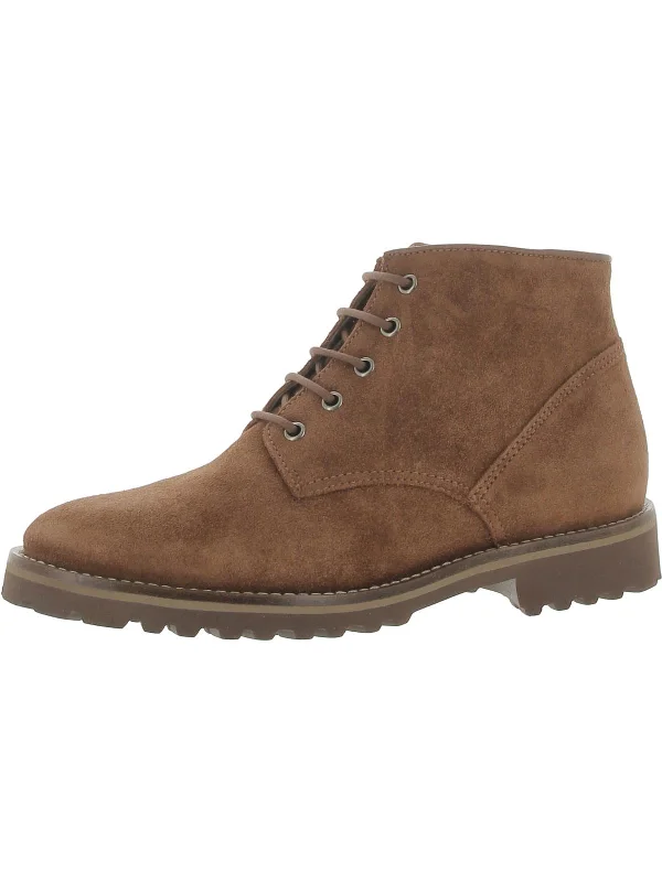 Highland Park Womens Suede Anke Chukka Boots