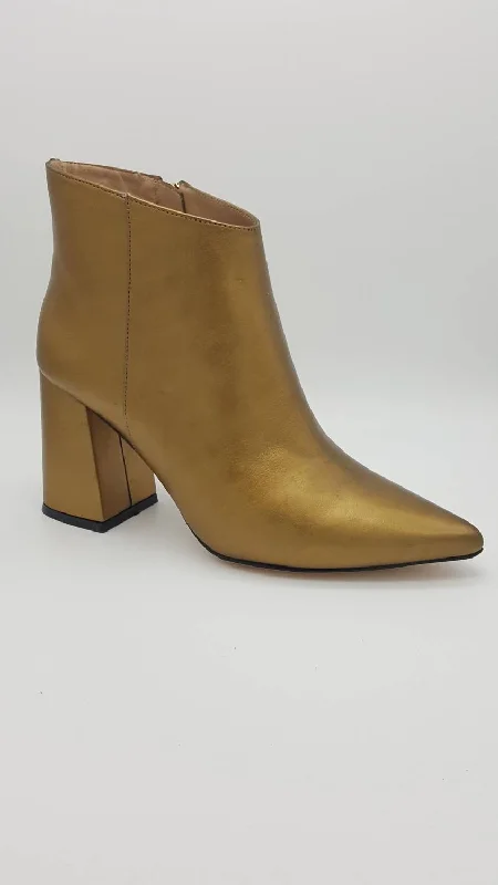 Jacinta Bootie In Gold