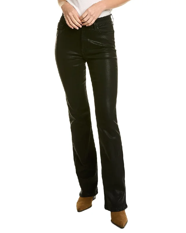 JOE'S Jeans Coated Black High-Rise Bootcut Jean