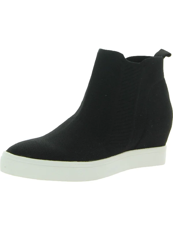 Khloey Womens Slip On Ankle Booties