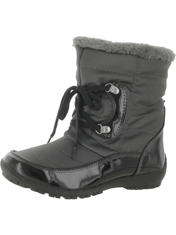 Kimberely Womens Faux Fur Ankle Winter & Snow Boots