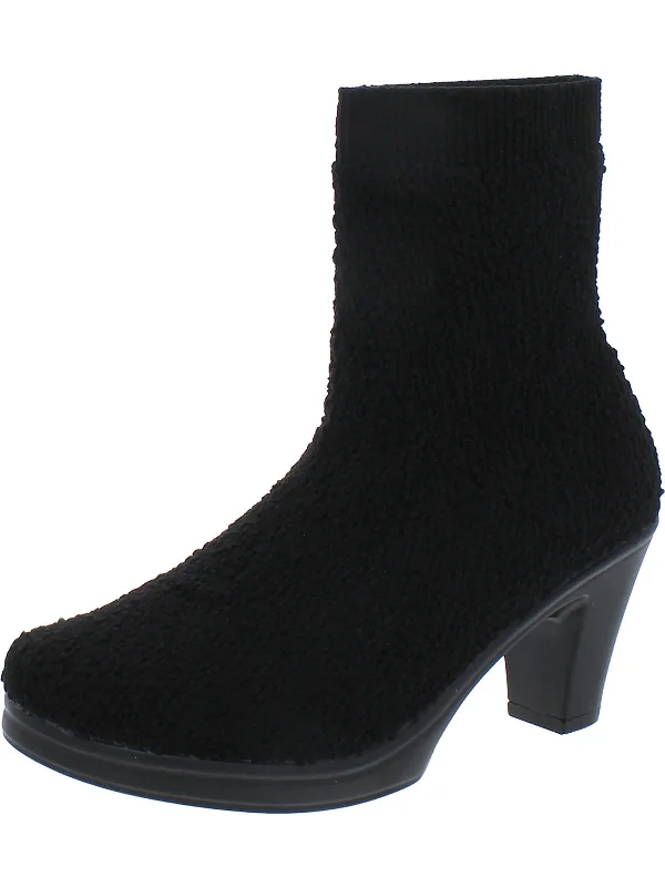 Laline Womens Knit Pull On Ankle Boots