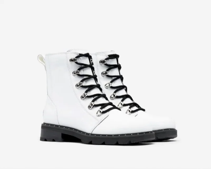 Lennox Lace Boot In White