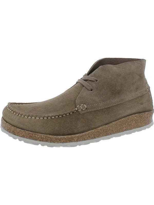 Maidan Womens Suede Footbed Booties