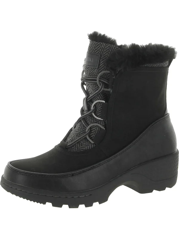 Marco Womens Faux Fur Ankle Winter & Snow Boots