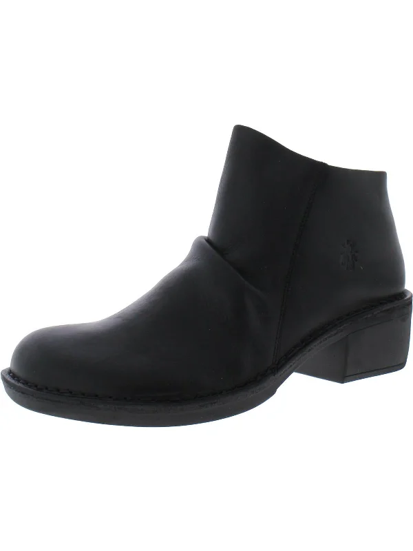 MERK Womens Padded Insole Ankle Boots