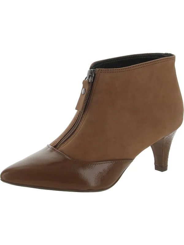 Riverside Womens Nubuck Heels Booties