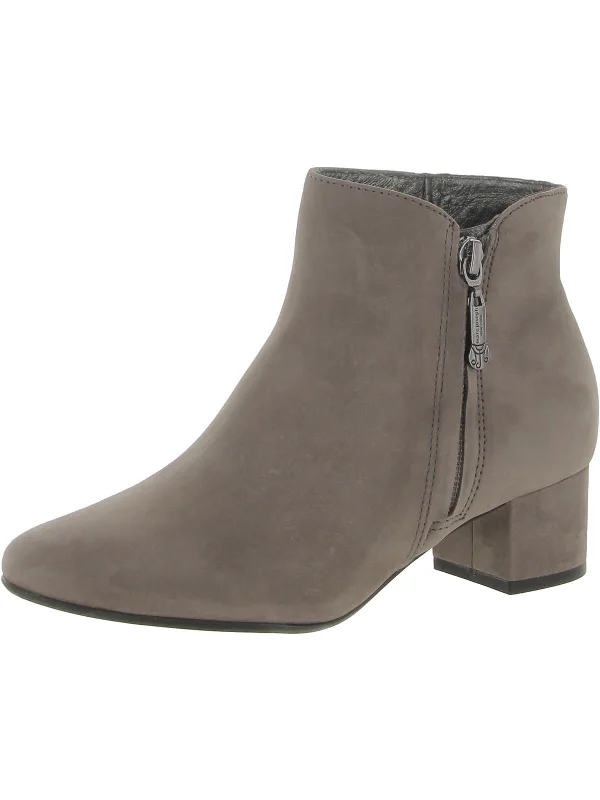 Spruce Womens Leather Ankle Booties