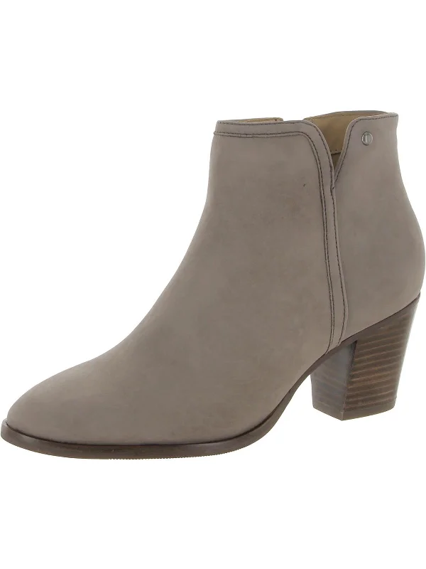 St. James Womens Leather Ankle Booties