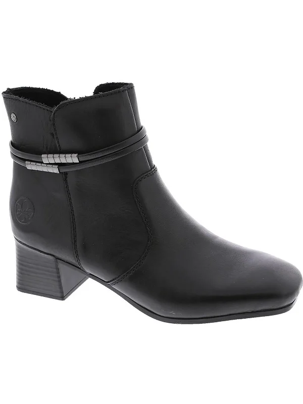 Susi 73 Womens Leather Square Toe Ankle Boots