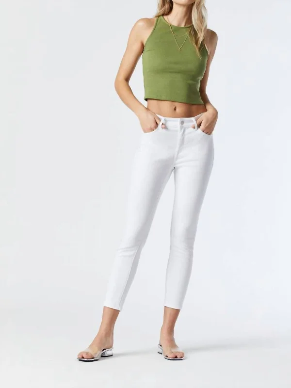 Tess Skinny Jeans In Double White Supersoft