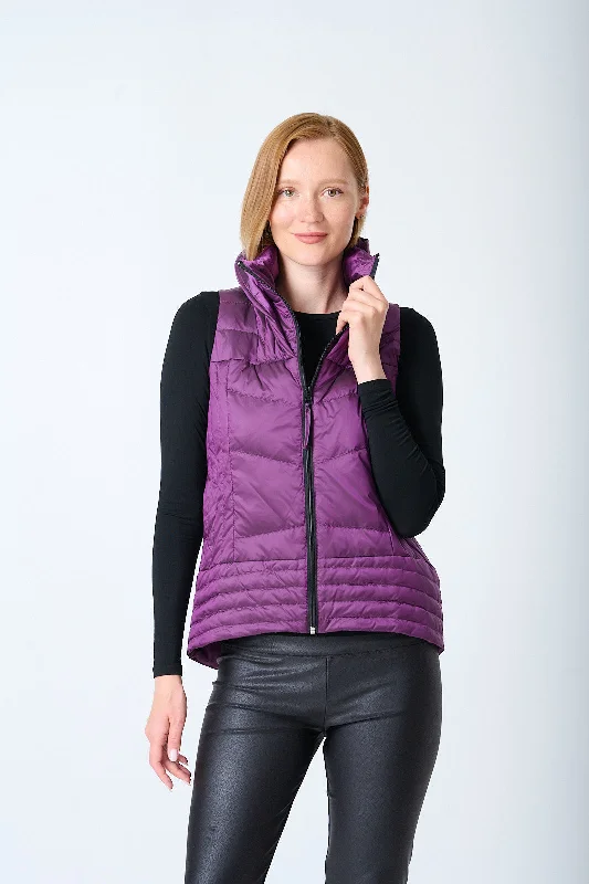 Metallic Quilted Vest