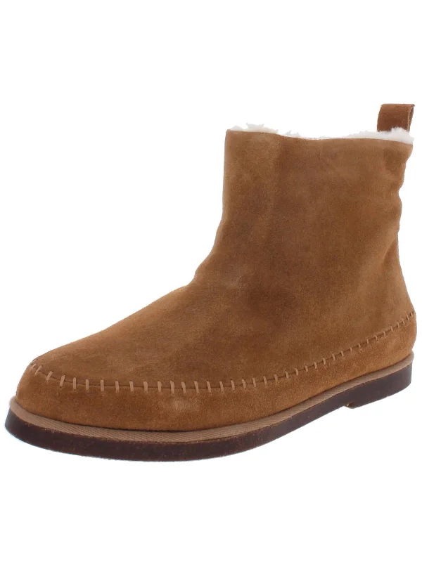 Tommy Womens Suede Caual Ankle Boots