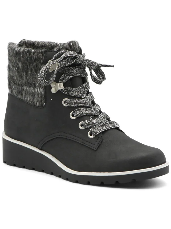 TRILOGY Womens Comfort Zip Up Closure Ankle Boots