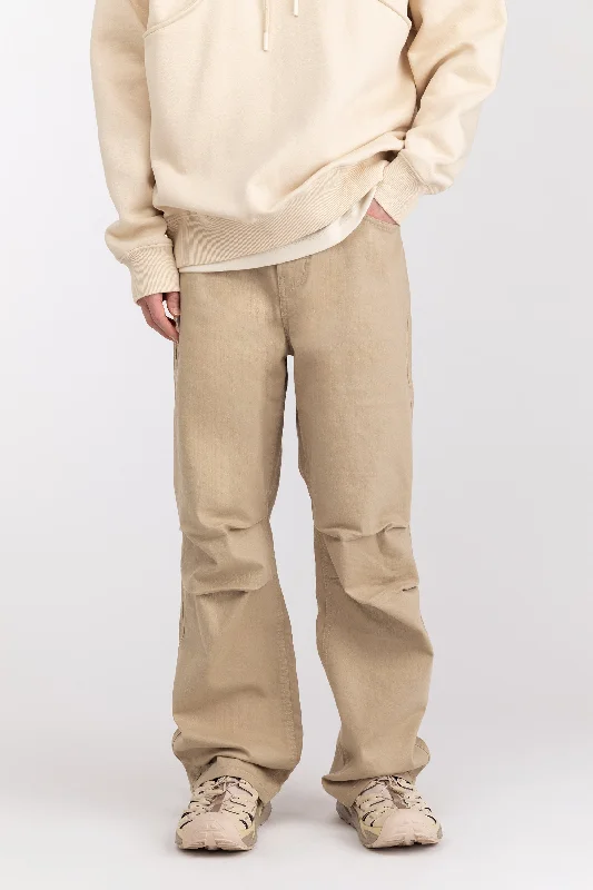 RELAXED FIT TWILL PANT