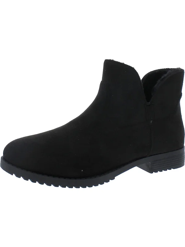 Womens Ankle Round Toe Ankle Boots