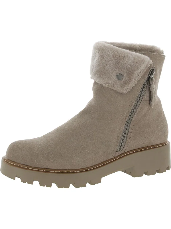 Wyoming Womens Suede Booties Ankle Boots