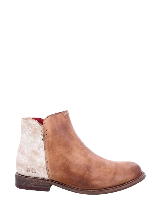 Yurisa Ankle Boot In Tan Rustic Nectar Lux