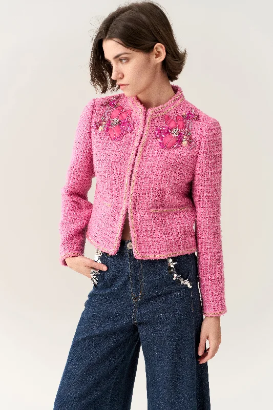 Vibrant Celebrative Cropped Jacket