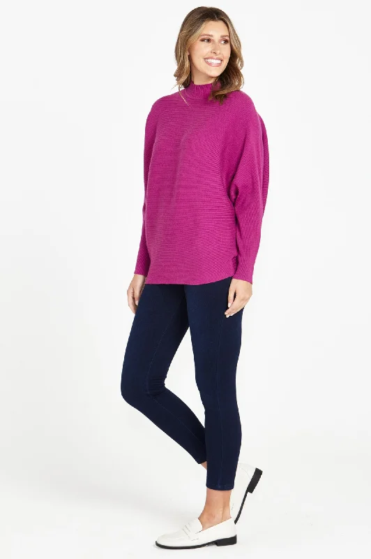 Alicia Knit Jumper - Boysenberry  $50