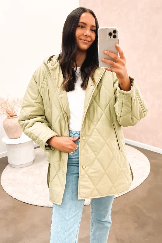 Bronwyn Puffer Jacket Green