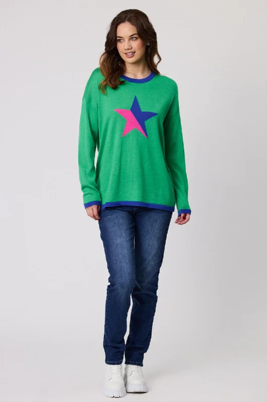 Star Jumper - Green