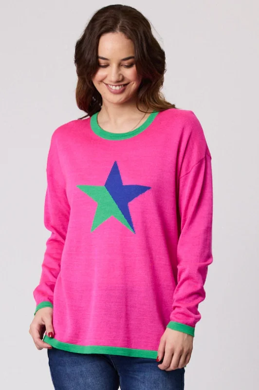 Star Jumper - Pink