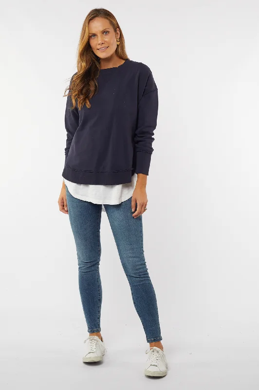 Delilah Sweatshirt - Navy