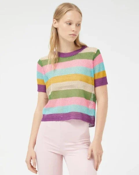 LINE KNIT TOP MULTICOLOUR