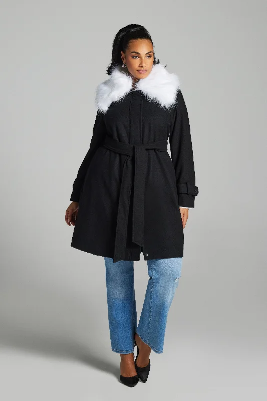 Fur Collar Coat